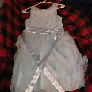 American Princess Blue Ruffle Dress